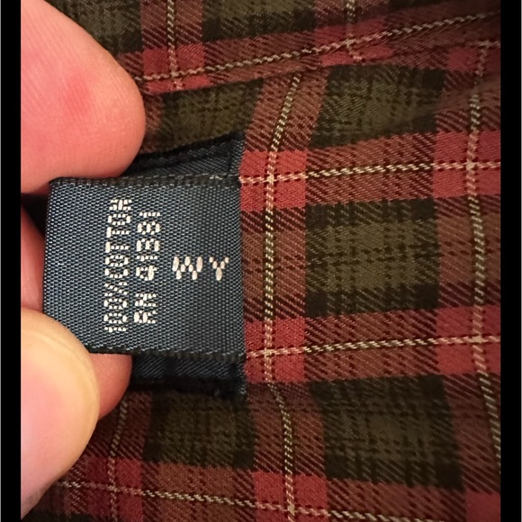 Polo Ralph Lauren Vintage Button Down Shirt Men's XL Green / Pastel Burgundy - Picture 5 of 6